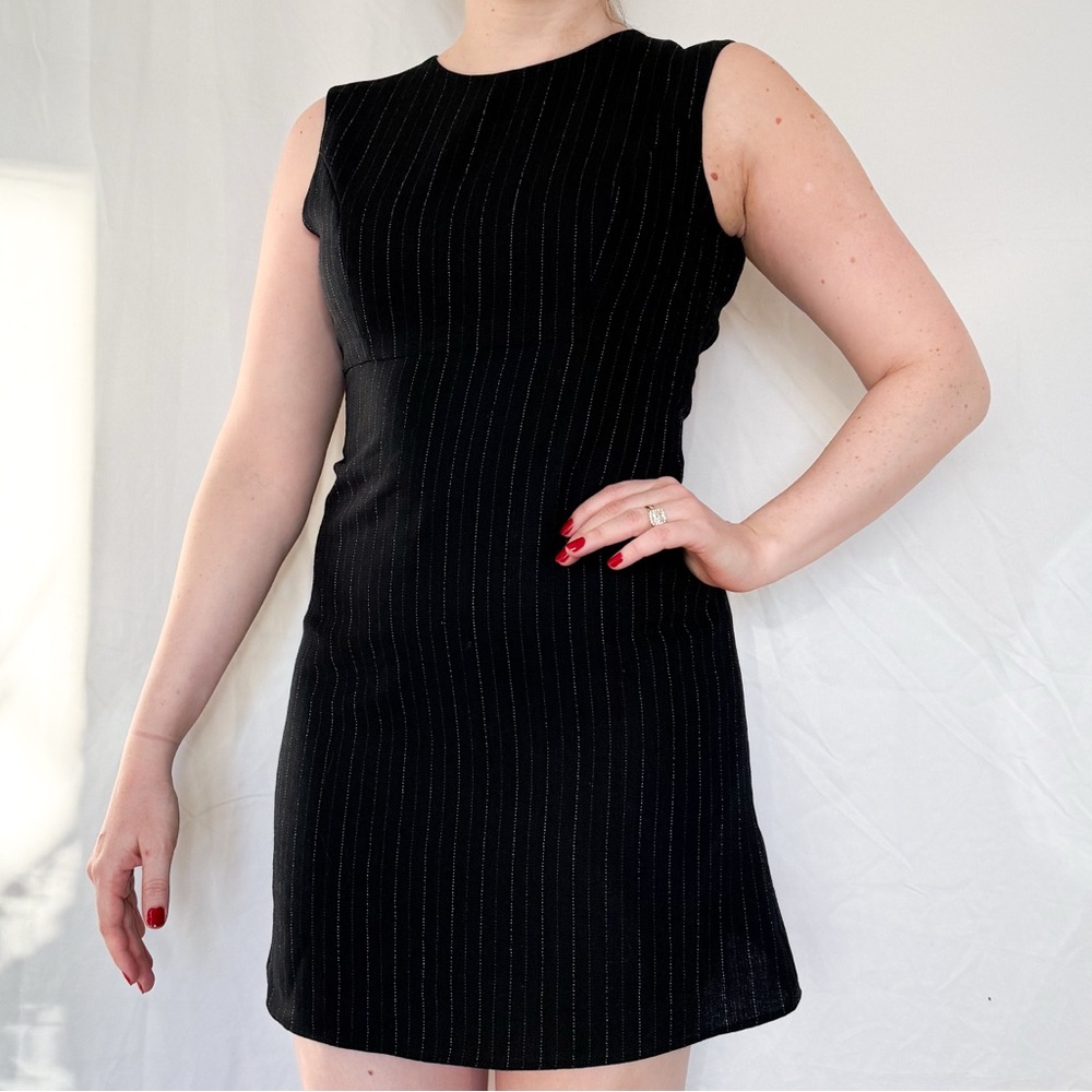 Ralph Lauren Vintage Pinstripe A Line Dress